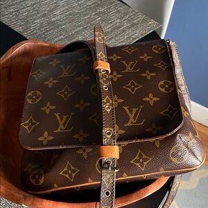 Louis Vuitton Musette Salsa Bag  Brown withDust Bag